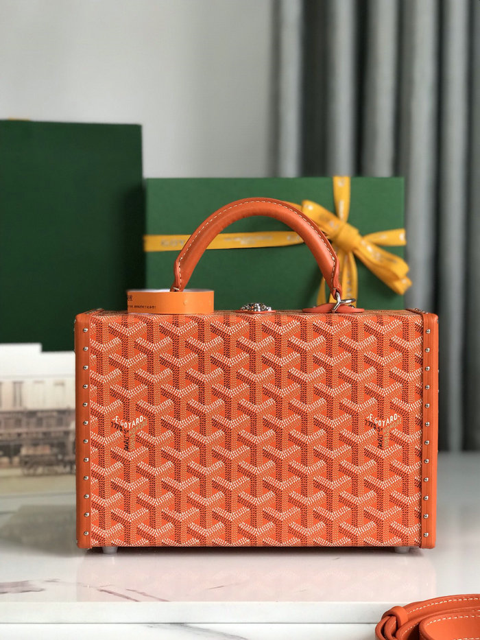 Goyard Grand Hotel Trunk Bag G020015 Orange