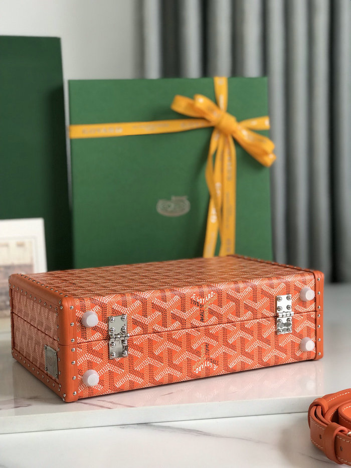 Goyard Grand Hotel Trunk Bag G020015 Orange