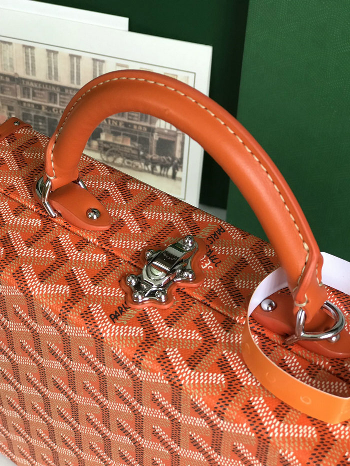 Goyard Grand Hotel Trunk Bag G020015 Orange