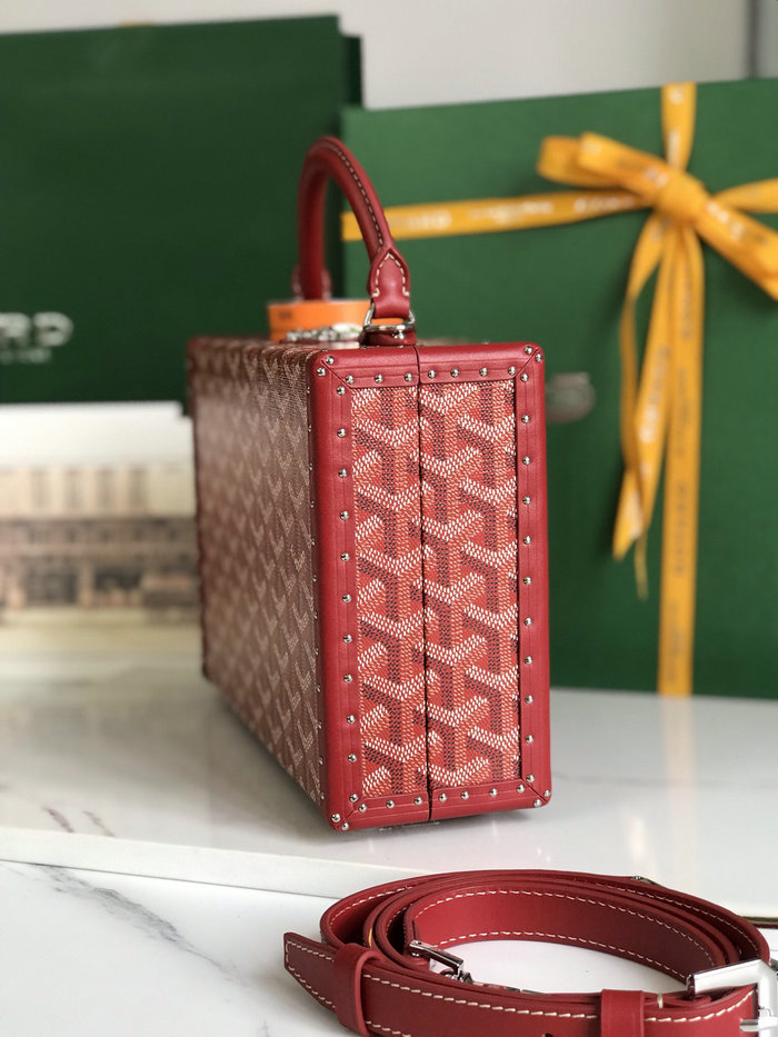 Goyard Grand Hotel Trunk Bag G020015 Red