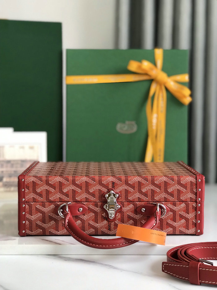 Goyard Grand Hotel Trunk Bag G020015 Red