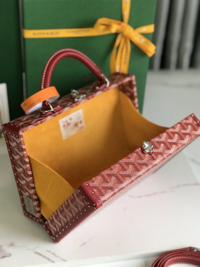 Goyard Grand Hotel Trunk Bag G020015 Red