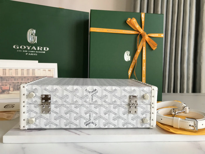 Goyard Grand Hotel Trunk Bag G020015 White