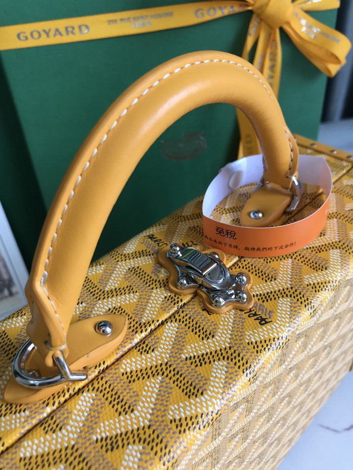 Goyard Grand Hotel Trunk Bag G020015 Yellow