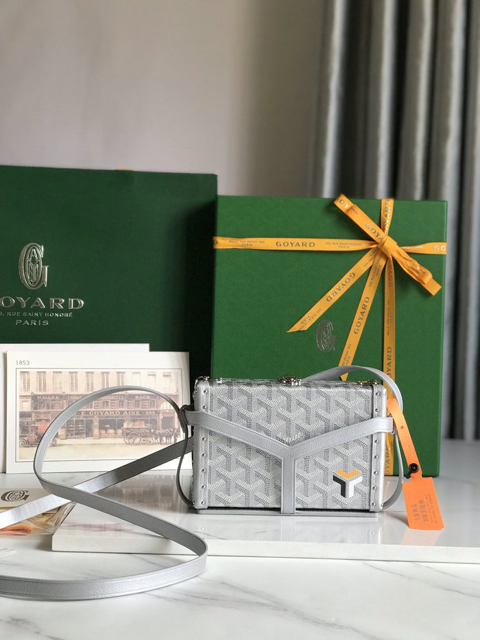 Goyard Minaudiere Trunk Bag G020177 Silver