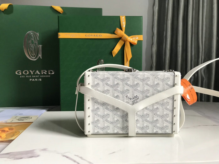 Goyard Minaudiere Trunk Bag G020177 White