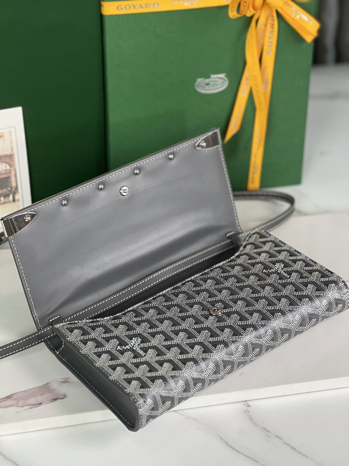 Goyard Monte Carlo Clutch Bag G20178 Grey