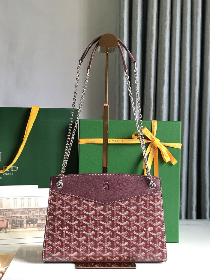 Goyard Rouette Structure Bag G020234 Burgundy