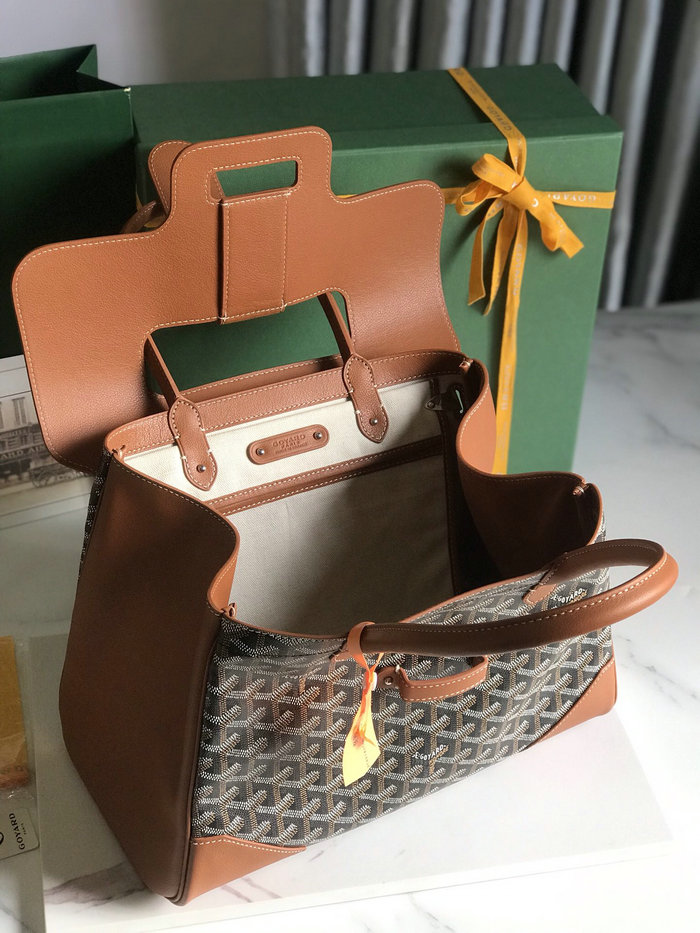 Goyard Saigon Tote Bag G020236 Brown