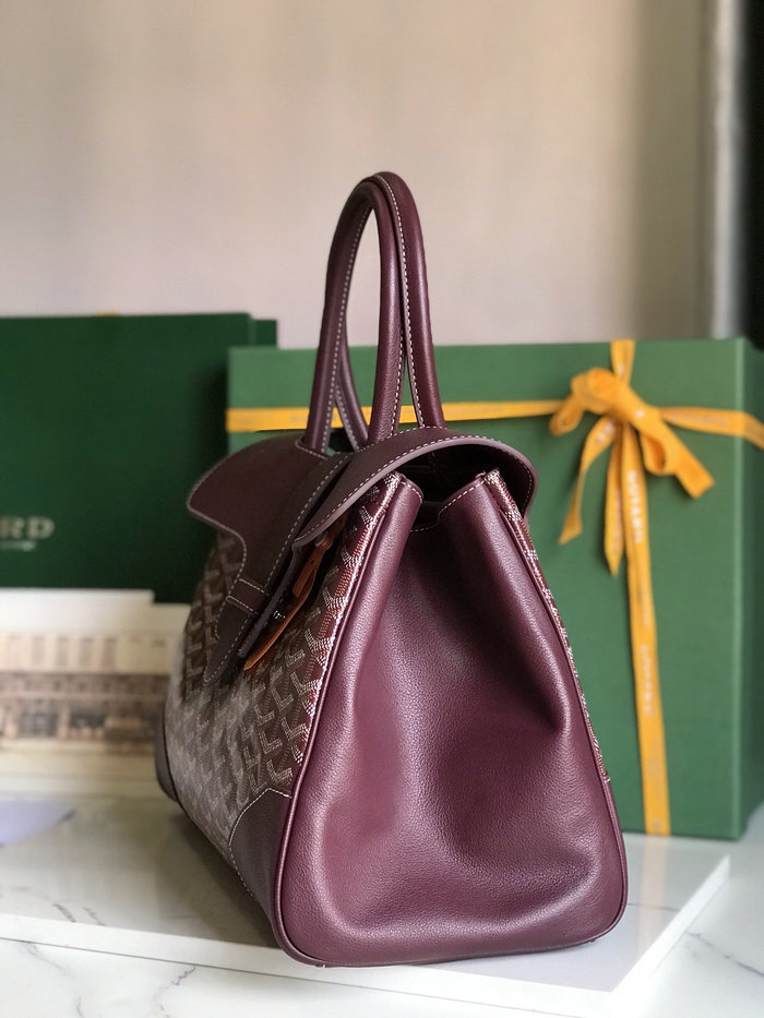 Goyard Saigon Tote Bag G020236 Burgundy