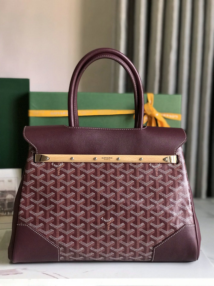 Goyard Saigon Tote Bag G020236 Burgundy