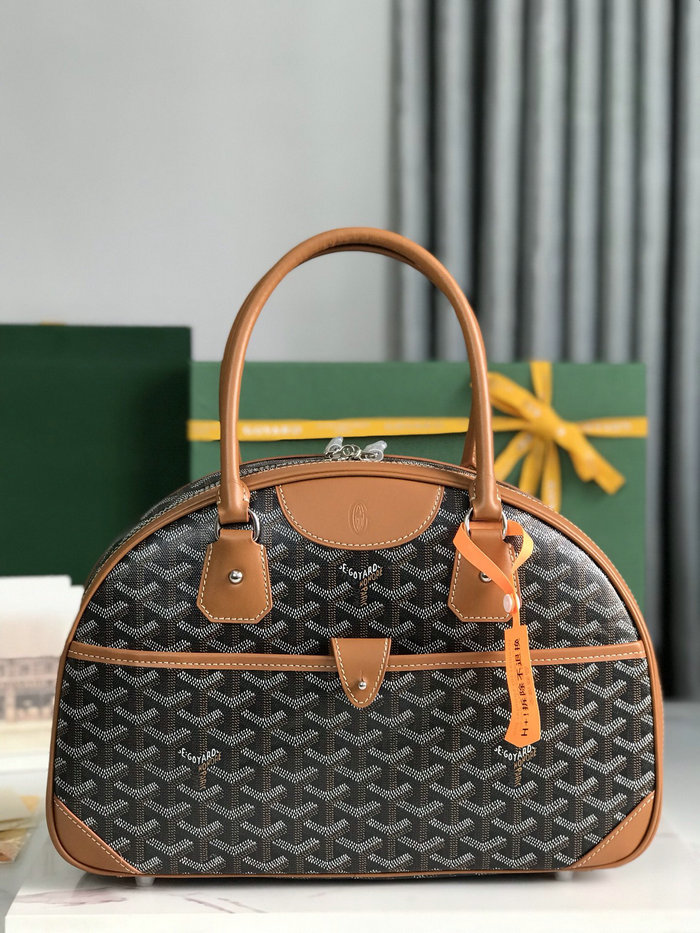 Goyard Saint Jeanne MM Bowler Brown G020299