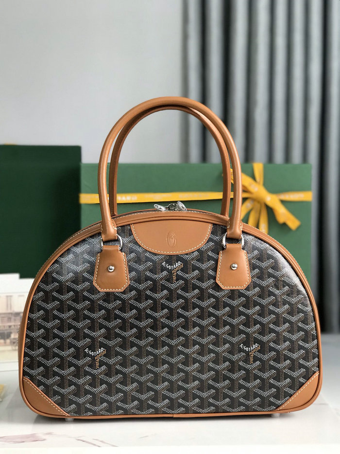 Goyard Saint Jeanne MM Bowler Brown G020299