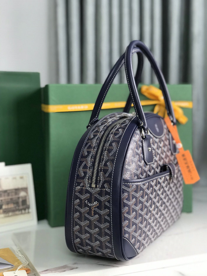 Goyard Saint Jeanne MM Bowler Navy G020299