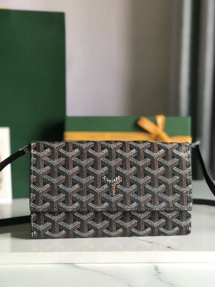 Goyard Varenne Continental Wallet G02019 Black