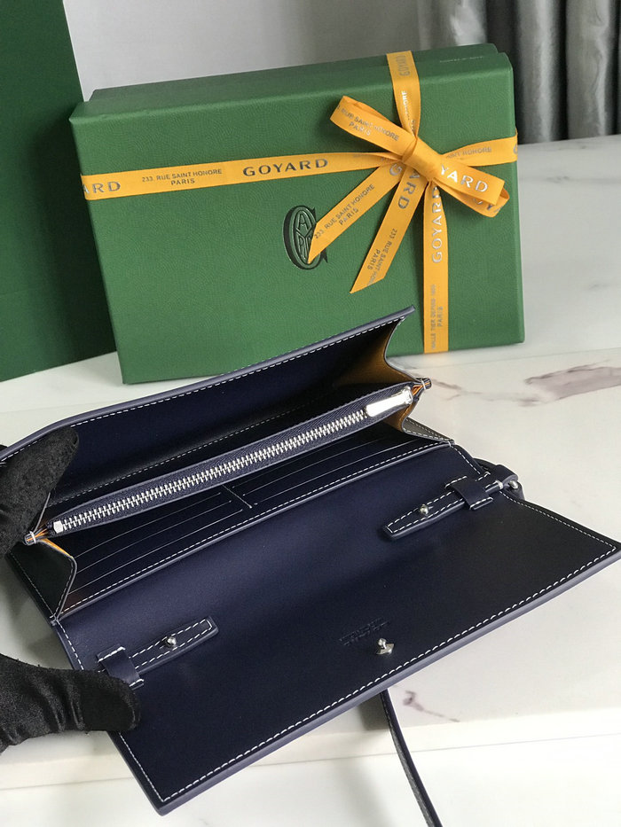 Goyard Varenne Continental Wallet G02019 Navy