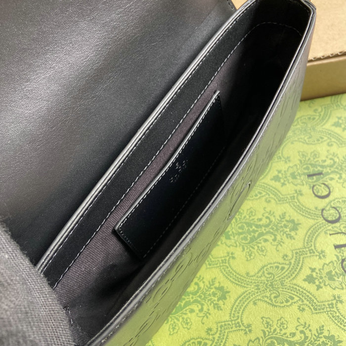Gucci GG Super Mini Shoulder Bag Black 772794
