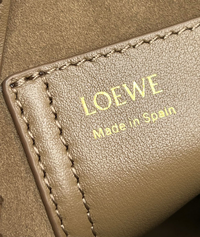 Loewe Mini Pebble Bucket Bag Brown L051701