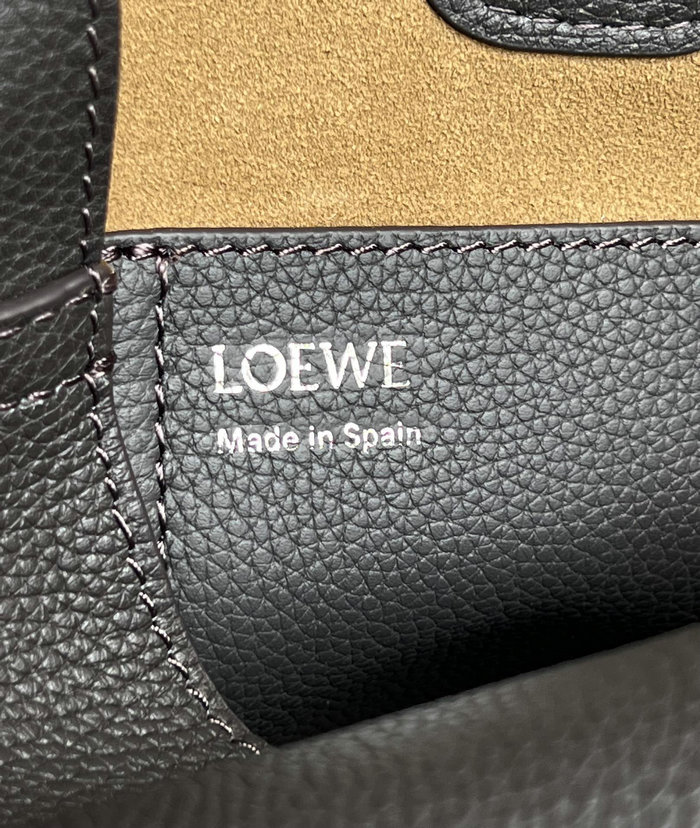 Loewe Mini Pebble Bucket Bag Dark Grey L051701