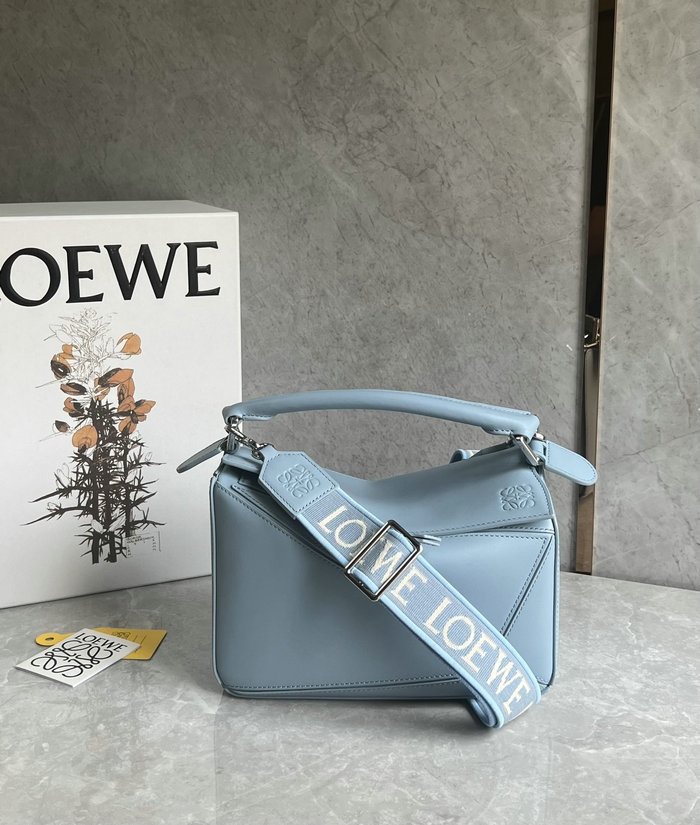 Loewe Small Puzzle Bag Blue L051702