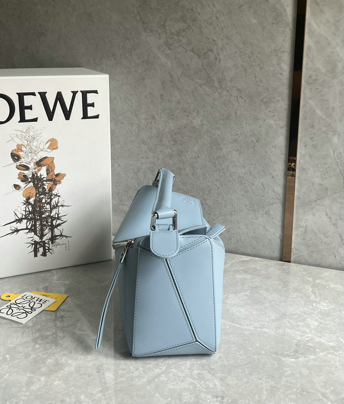 Loewe Small Puzzle Bag Blue L051702