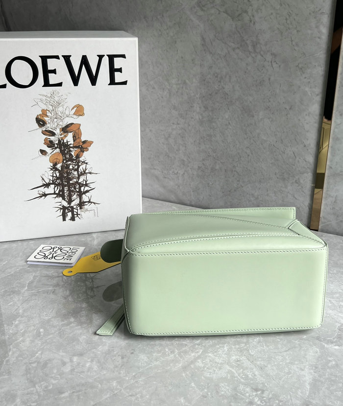 Loewe Small Puzzle Bag Green L051702