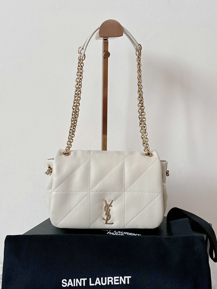 Saint Laurent Jamie 4.3 Mini Chain Bag White 766754