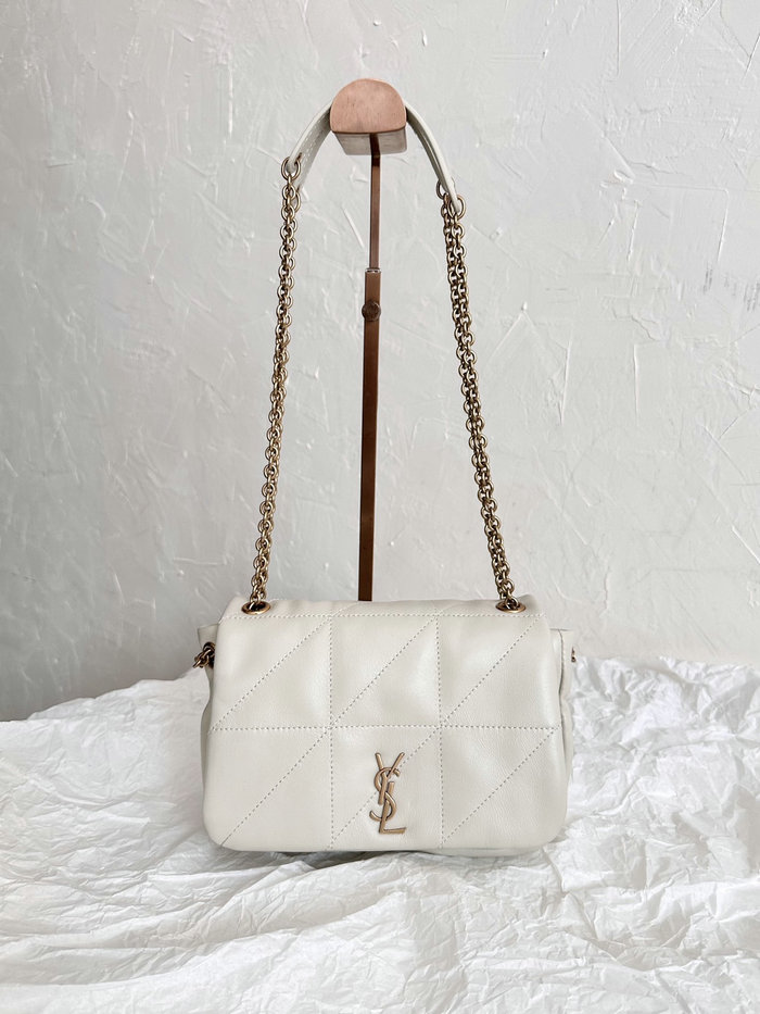 Saint Laurent Jamie 4.3 Mini Chain Bag White 766754