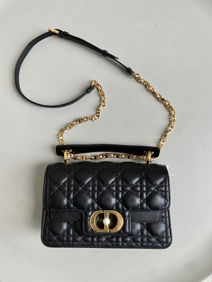 Small Dior Jolie Top Handle Bag Black D6551