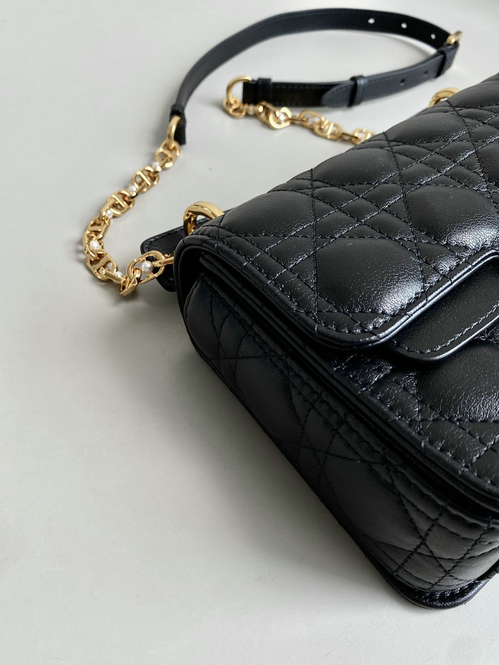 Small Dior Jolie Top Handle Bag Black D6551