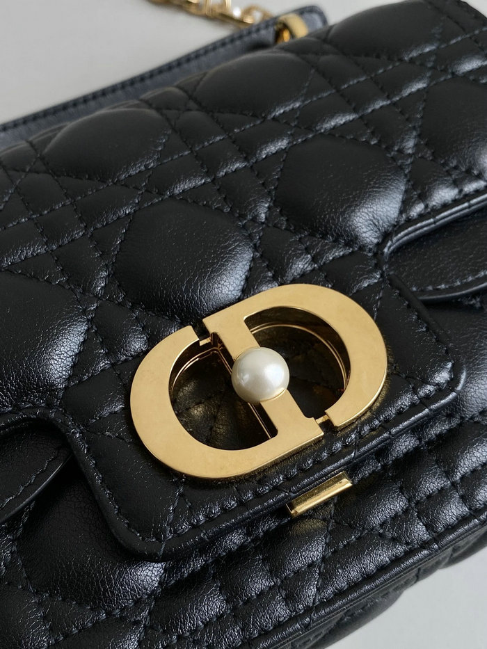 Small Dior Jolie Top Handle Bag Black D6551