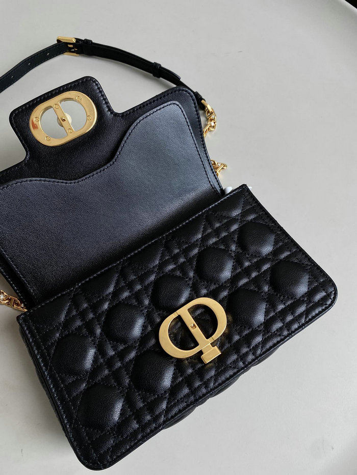 Small Dior Jolie Top Handle Bag Black D6551