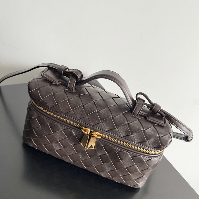 Bottega Veneta Bang Bang Vanity Case B789109 Coffee