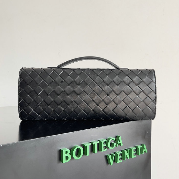 Bottega Veneta Long Clutch Andiamo 741511 Black