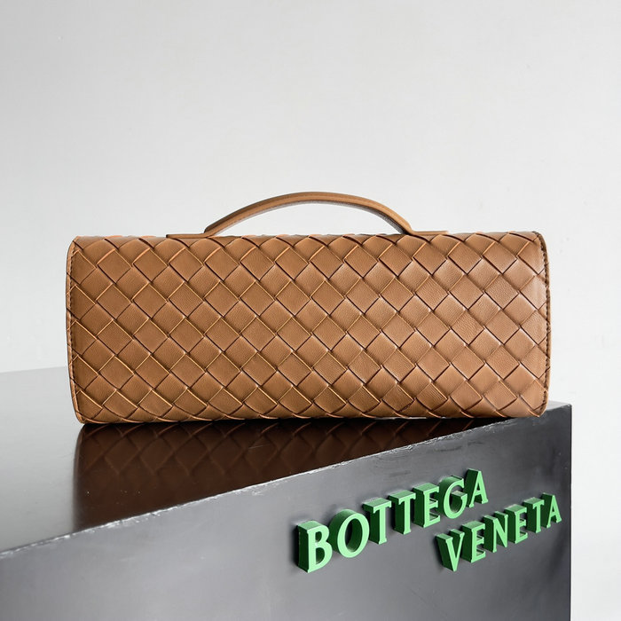 Bottega Veneta Long Clutch Andiamo 741511 Brown