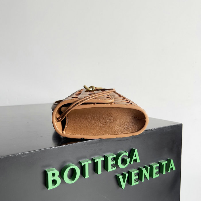 Bottega Veneta Long Clutch Andiamo 741511 Brown