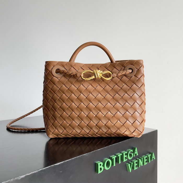 Bottega Veneta Small Andiamo Tote Bag B786008 Brown