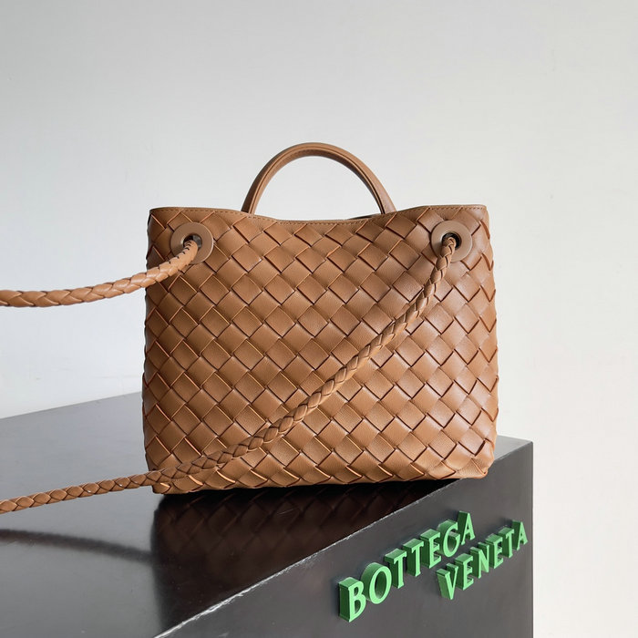 Bottega Veneta Small Andiamo Tote Bag B786008 Brown