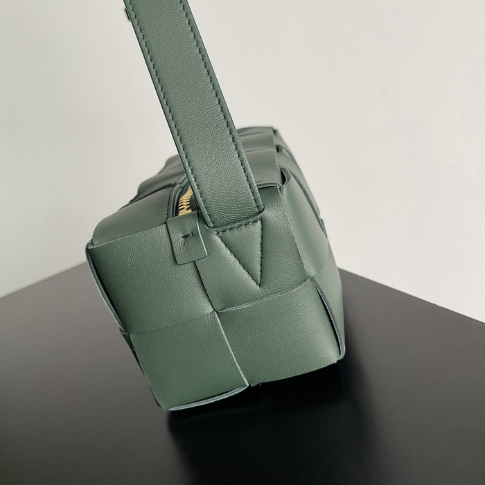 Bottega Veneta Small Brick Cassette 729166 Dark Green