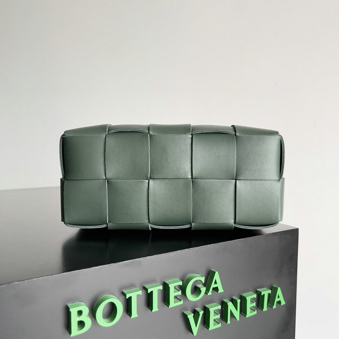 Bottega Veneta Small Brick Cassette 729166 Dark Green