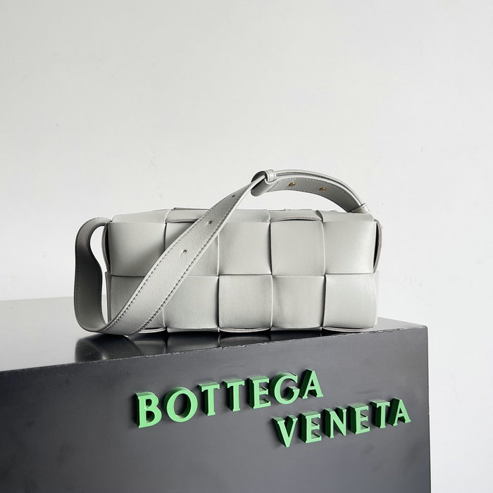 Bottega Veneta Small Brick Cassette 729166 Light Grey