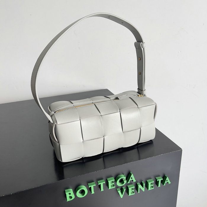 Bottega Veneta Small Brick Cassette 729166 Light Grey