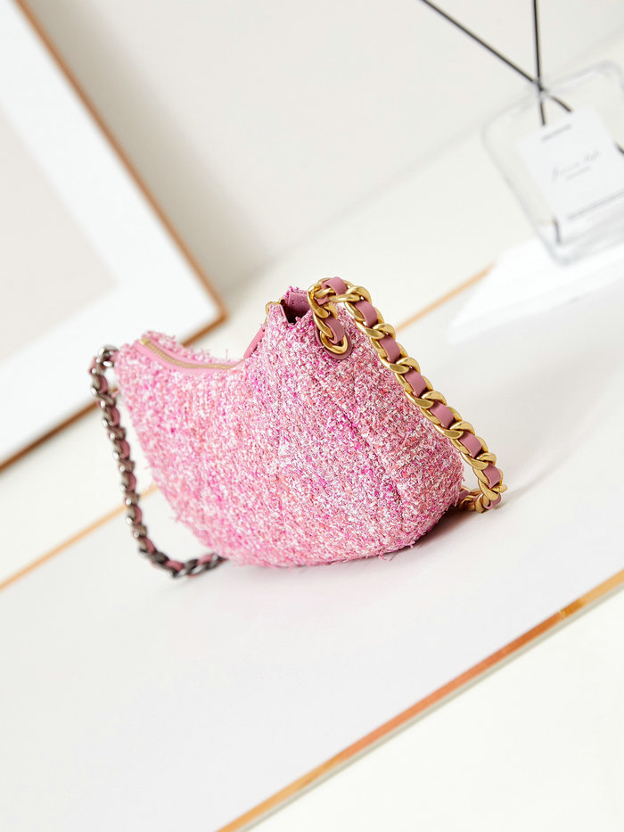 Chanel 19 Clutch With Chain Pink AP3763