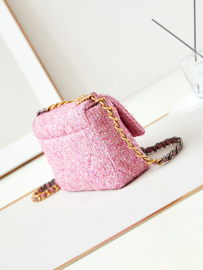 Chanel 19 Handbag Pink AS1160