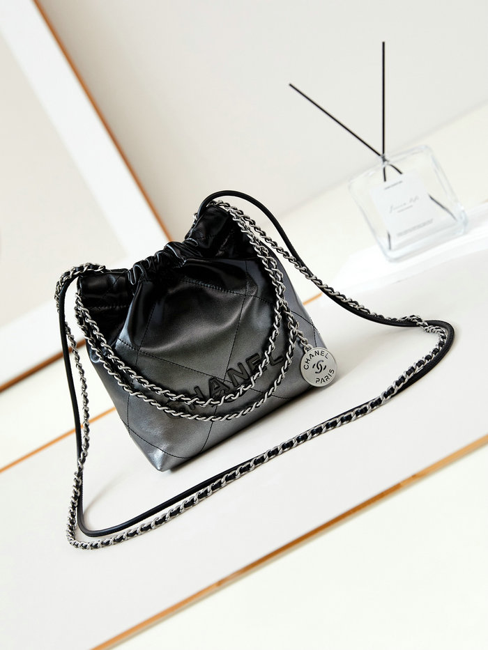 Chanel 22 Mini Handbag AS3980 Black