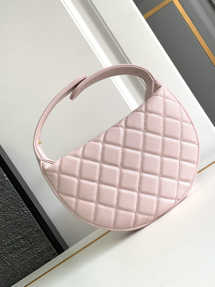 Chanel Grained Calfskin Pouch Pink AP3943