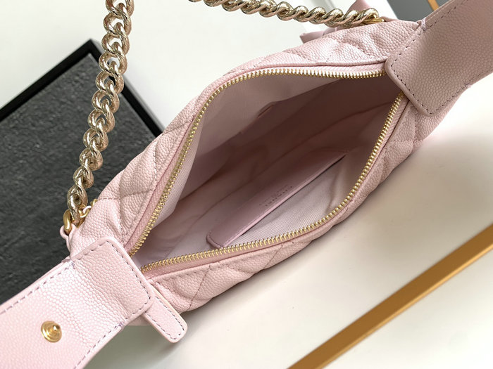 Chanel Grained Calfskin Pouch Pink AP3943