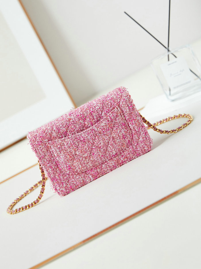 Classic Chanel Wallet On Chain Pink AP0250
