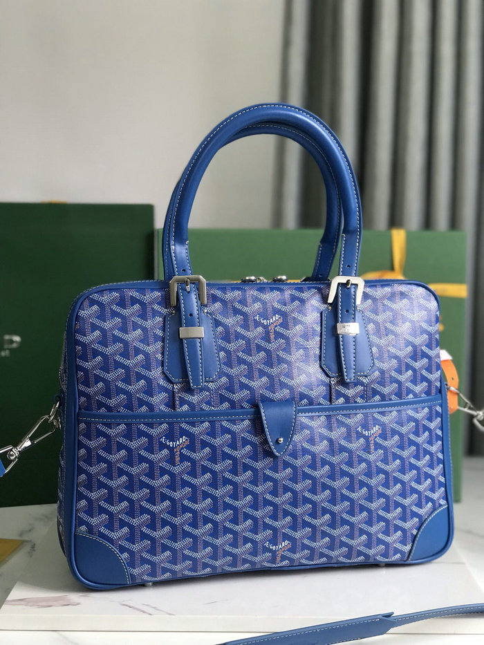 Goyard Ambassade PM Document Case L02889 Blue