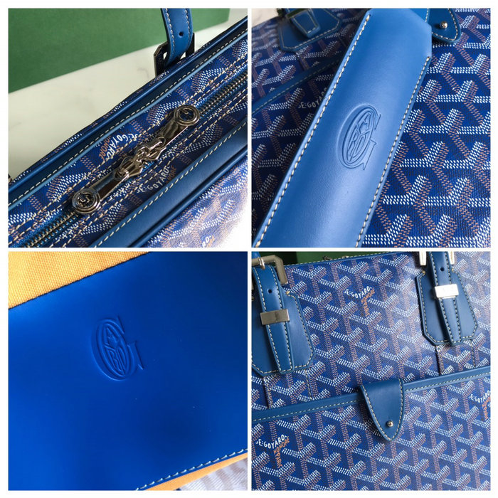 Goyard Ambassade PM Document Case L02889 Blue